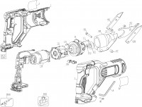 DeWalt DC491N-XJ 18V XR SWIVEL HEAD SHEAR Spare Parts